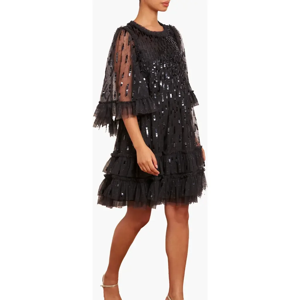 Sequin Dash Mini Dress by Needle & Thread