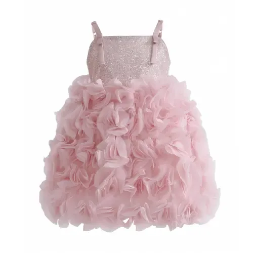 Arabella Glitter Ruffle Dress by Tulleen