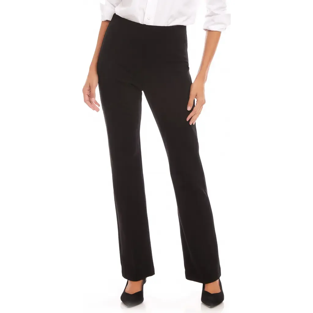 Stretch Twill Bootcut Pants by Karen Kane