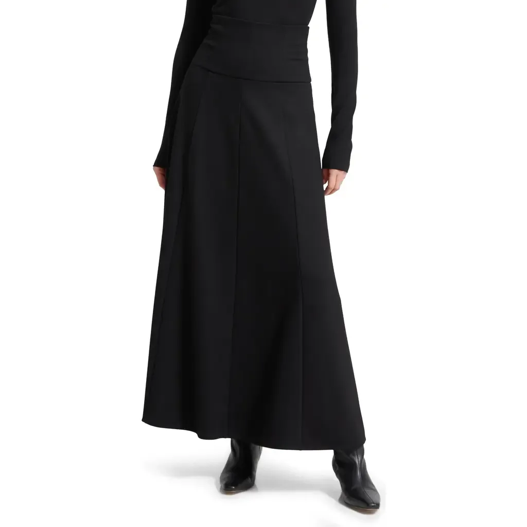 India Ponte Maxi Skirt by Marcella