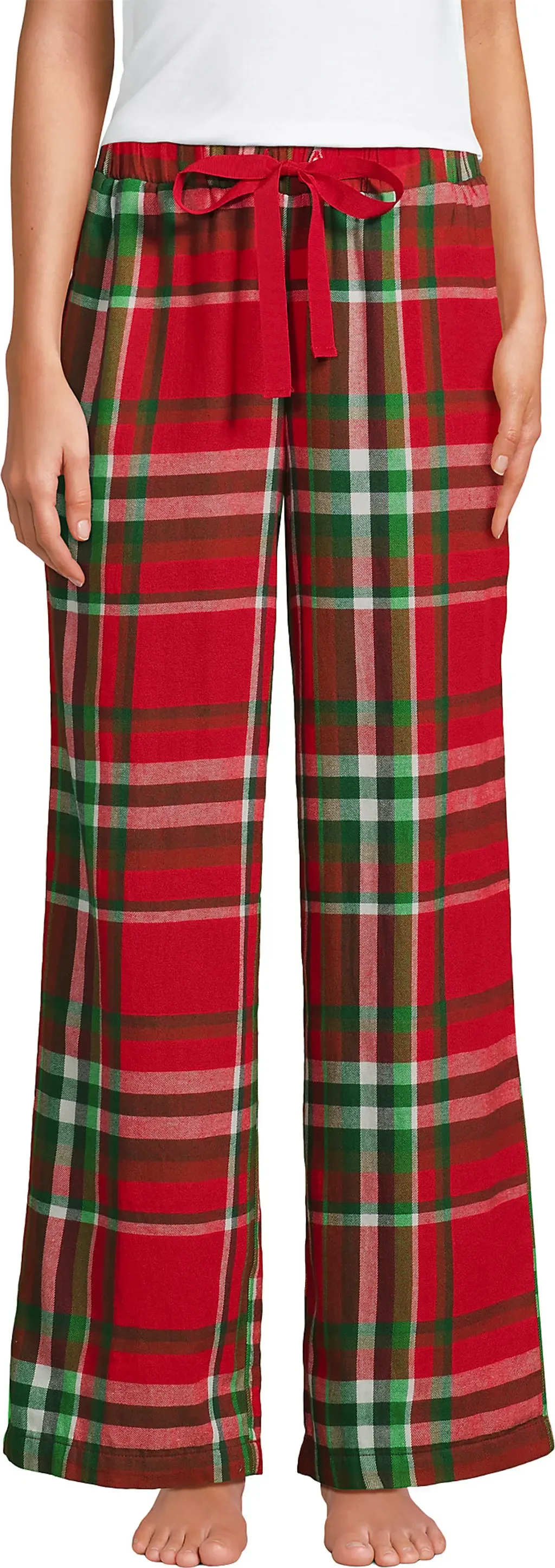 Print Flannel Pajama Pants