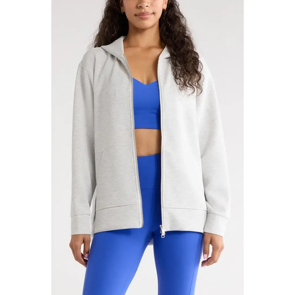 Ultra Luxe Volume Zip Hoodie by Zella