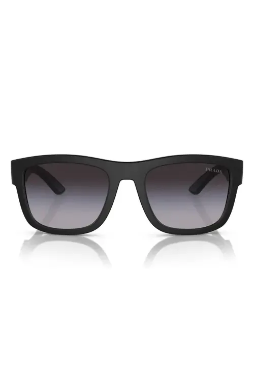 56mm Pillow Sunglasses by Prada Linea Rossa