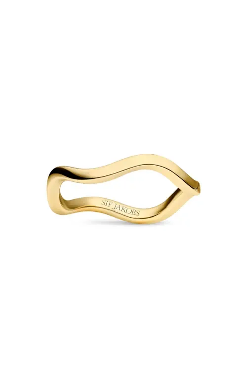 Ring Ellera Waves Pianura in 18K Gold Plated by Sif Jakobs Jewellery
