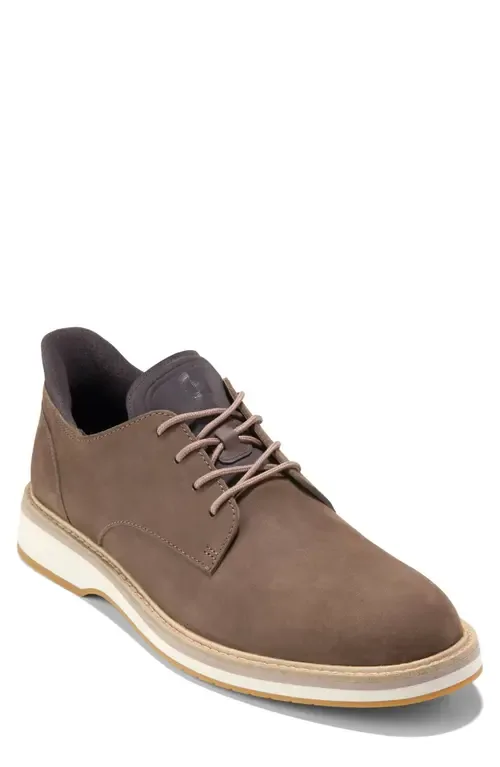 Mansfield Grand Plain Toe Quick-On Oxford in Truffle Nubuck