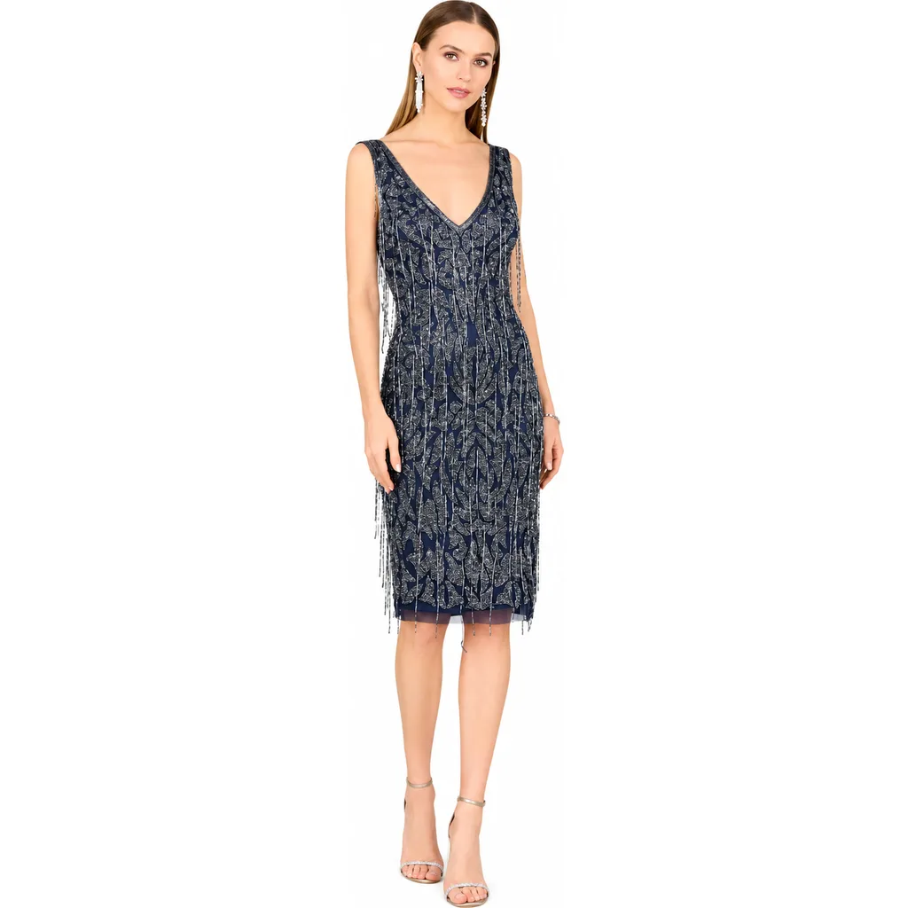 Fringe Cocktail Dress by LARA New York