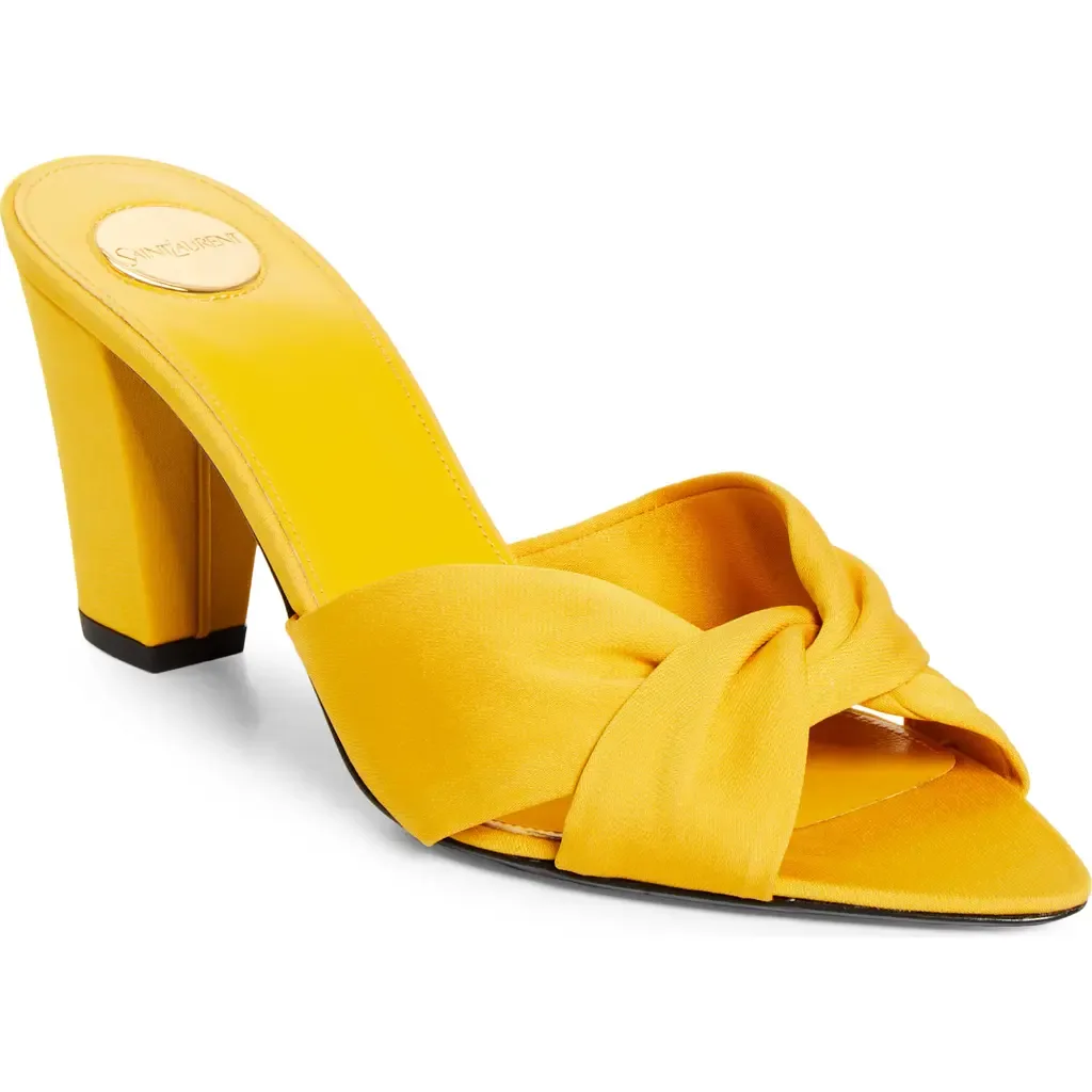 Franciane Slide Sandal by Saint Laurent