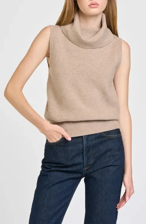 Elodie Cowl Neck Sleeveless Sweater by WAYF