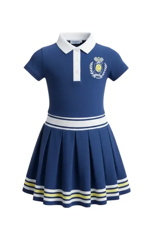Prep Pleated Tennis Dress by Mia Belle Girls