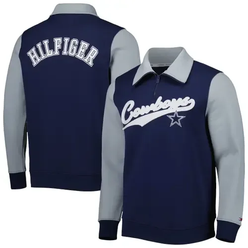 Tommy Hilfiger Dallas Cowboys Aiden Quarter-Zip Sweatshirt by Tommy Hilfiger