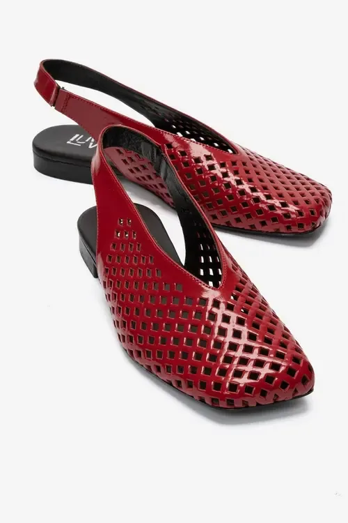 Delizia Leather Slingback Shoe by Forever & Always Shoes
