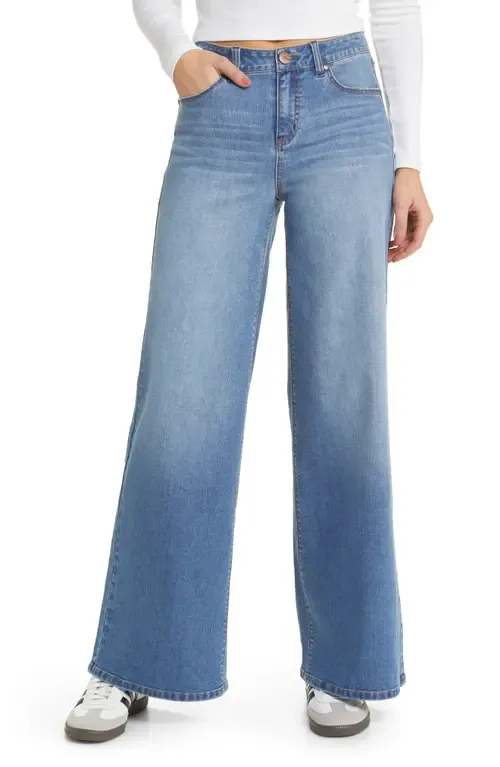 High Waist Wide Leg Jeans in Miles by 1822 Denim