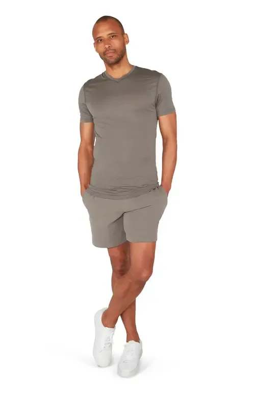 Victor Extra Fine Merino Wool V-Neck Shirt by Lords of Harlech