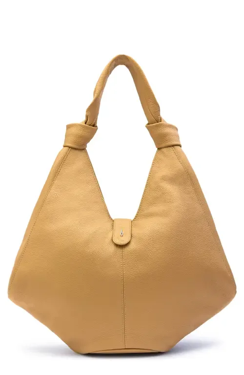 Large Nelli Pebble Leather Hobo Bag by behno