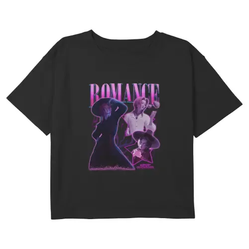 Idol Romance Collage Cropped Short Sleeve Boxy Cropped T-Shirt by KPop Demon Hunters