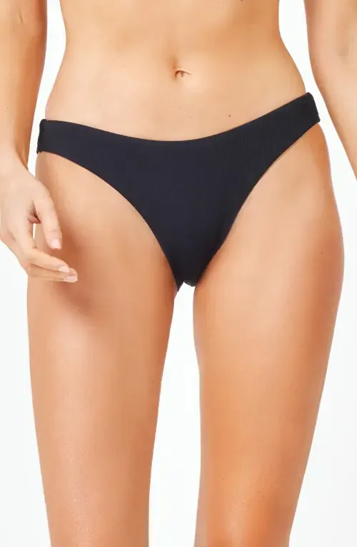 Rocky Ribbed Full Bikini Bottoms by LSPACE