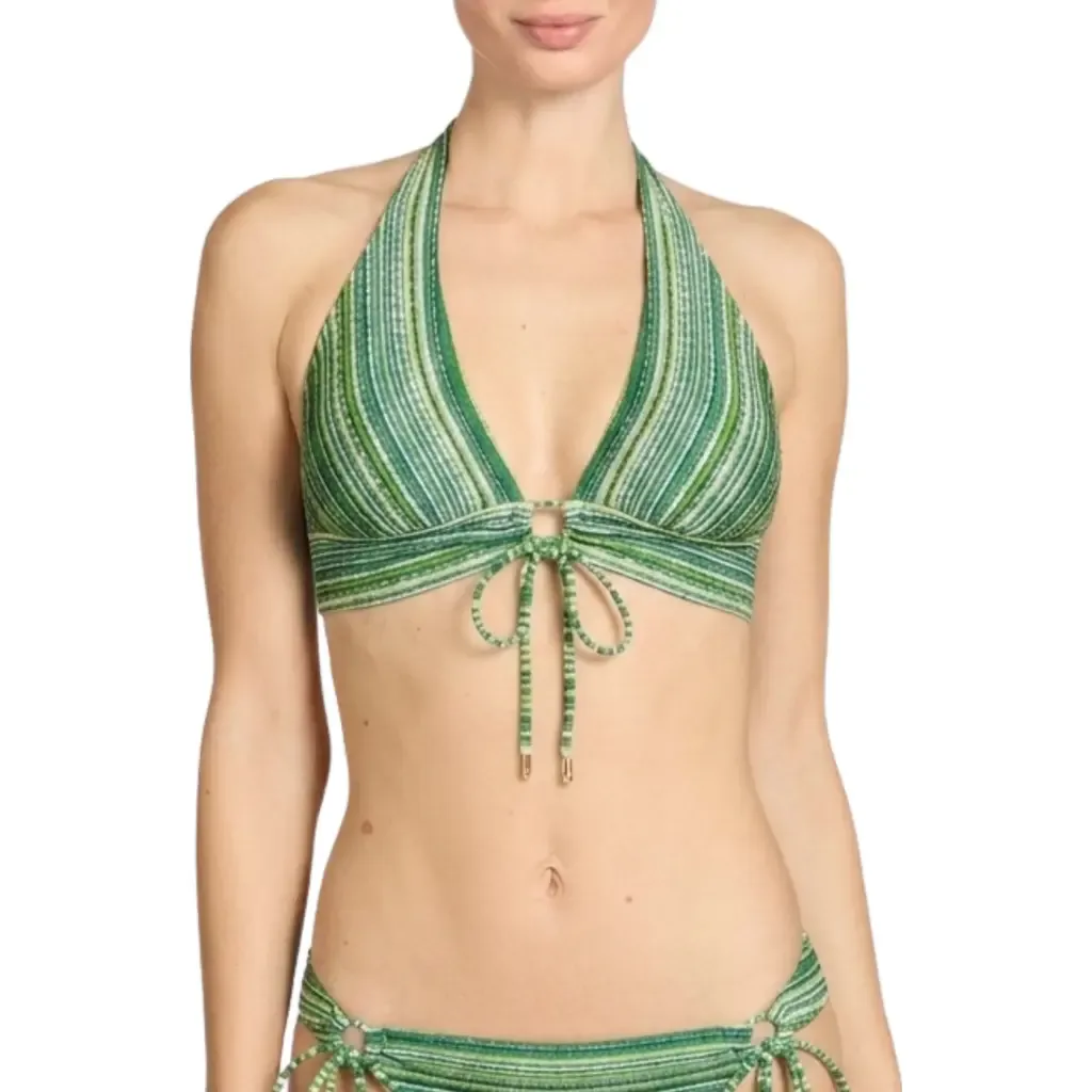 Emilia Keyhole Bikini Top by Robin Piccone