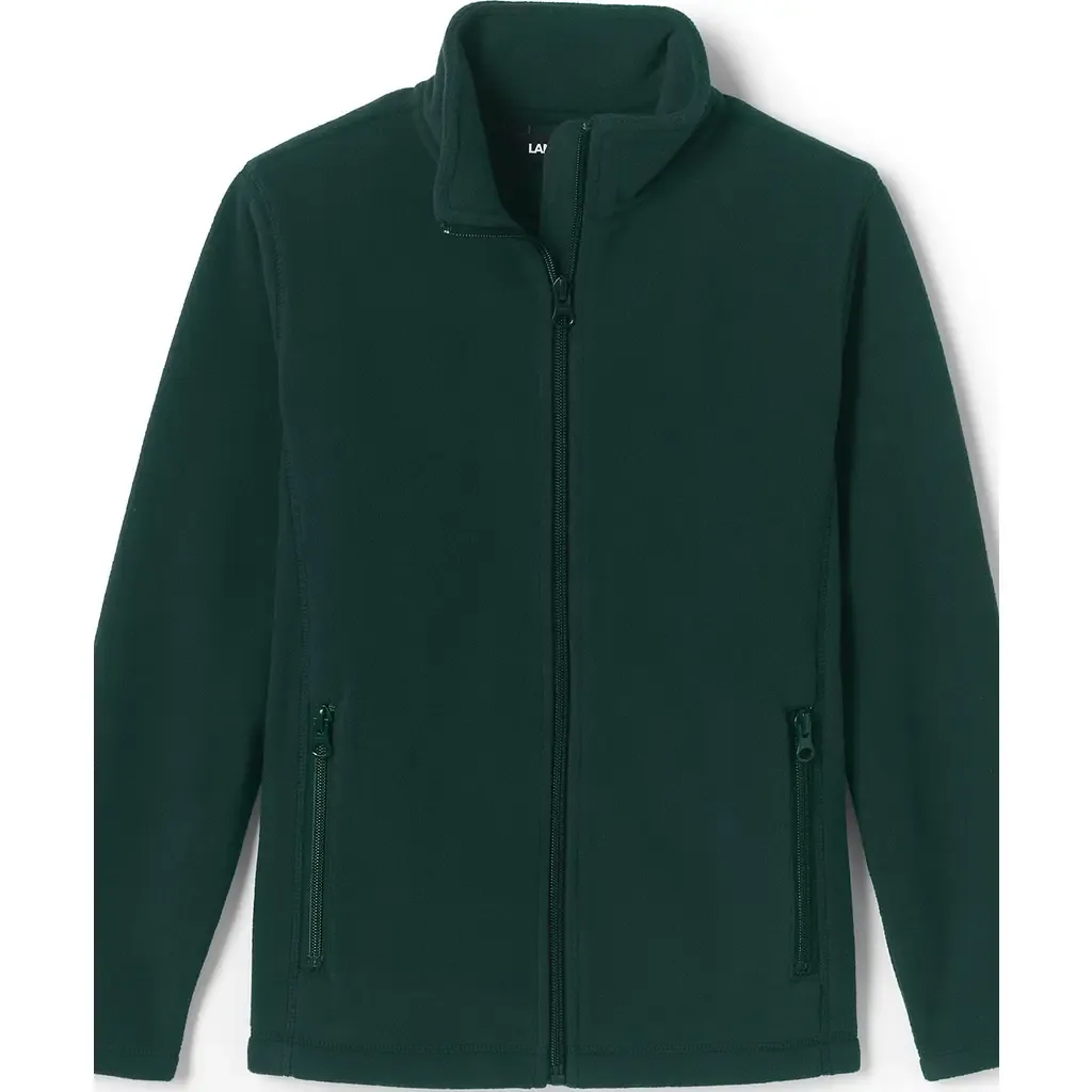 Mid-Weight Fleece Jacket by Lands' End
