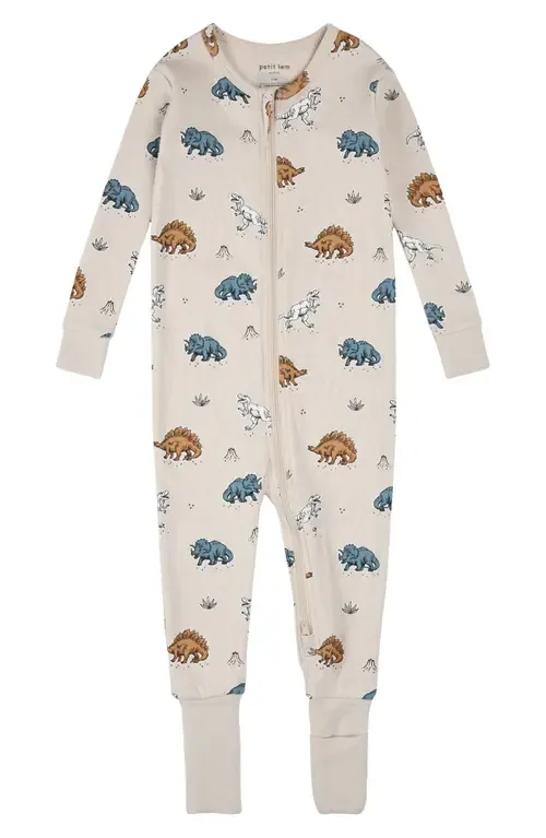 Fitted Organic Cotton Convertible Footie Pajamas by Petit Lem