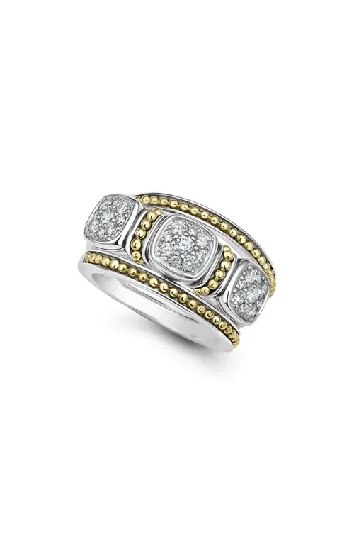 Rittenhouse Set of 3 Diamond Pavé Stacking Rings