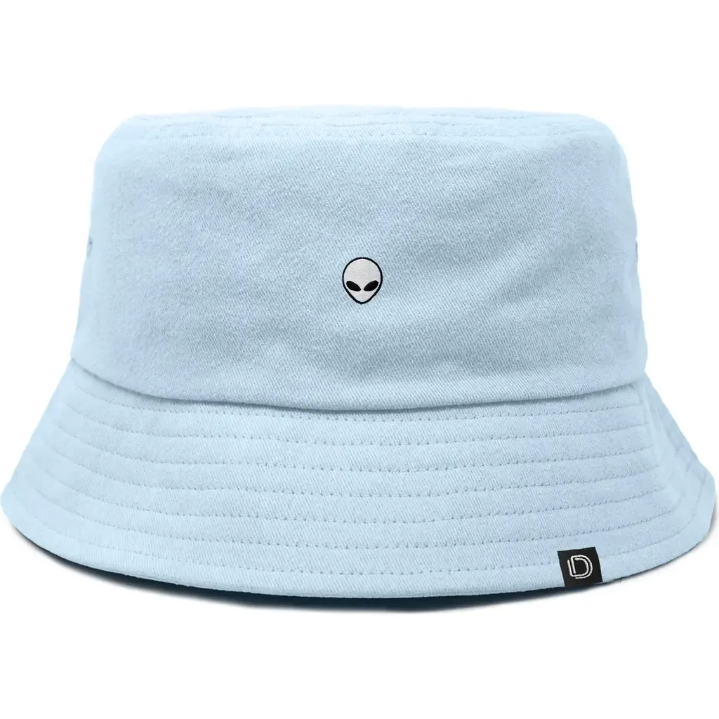 Lil Alien Cotton Bucket Hat by Dalix