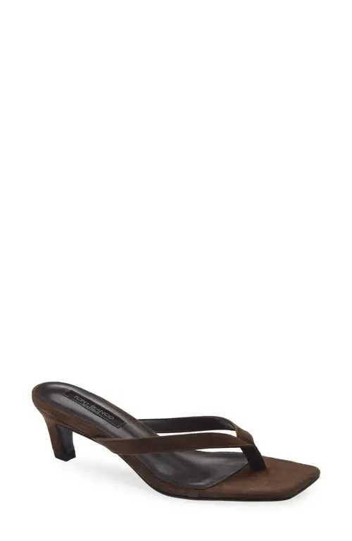 Topaz Flip Flop in White Nappa