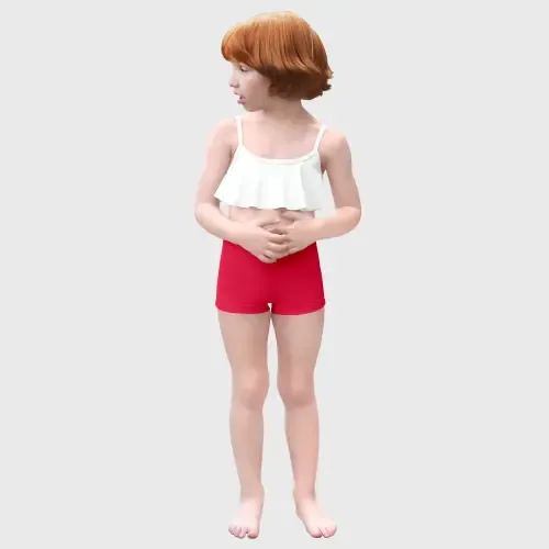 UPF 50+ Flounce Bikini Top by CITY THREADS