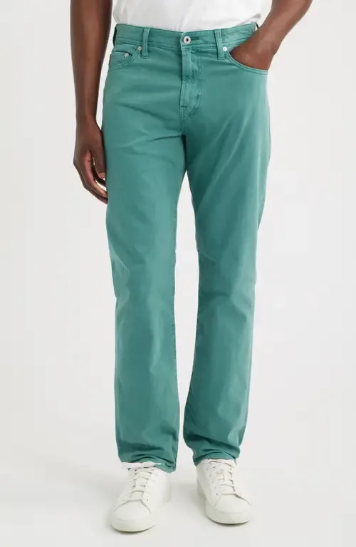 Everett Stretch Sateen Slim Straight Pants