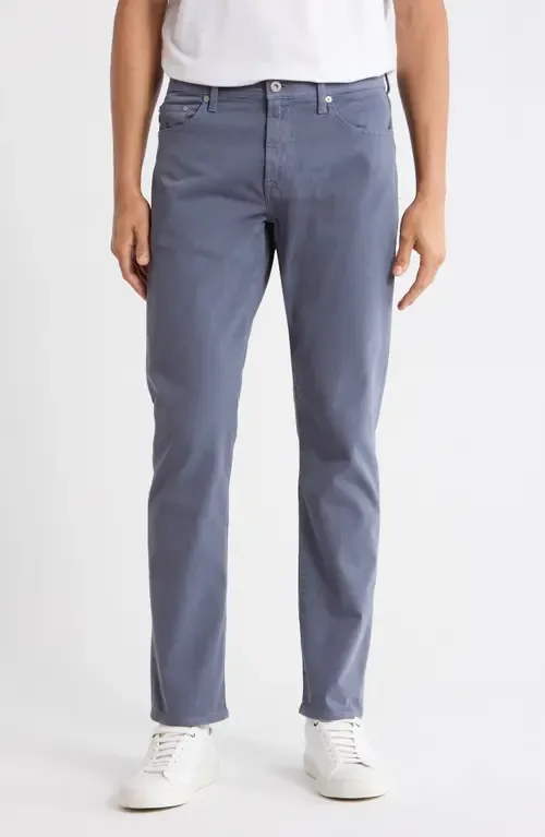 Everett Stretch Sateen Slim Straight Pants by AG