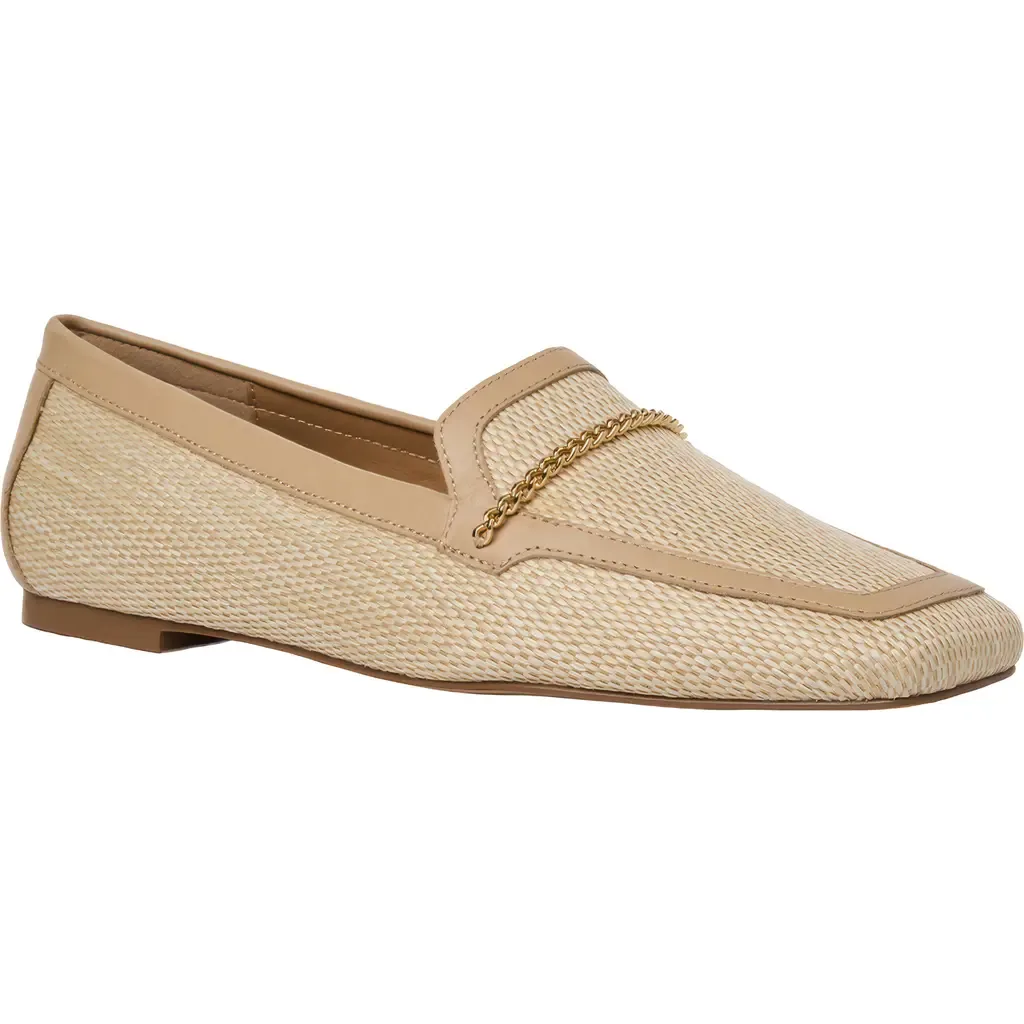 Ariane Loafer in Beige Raffia