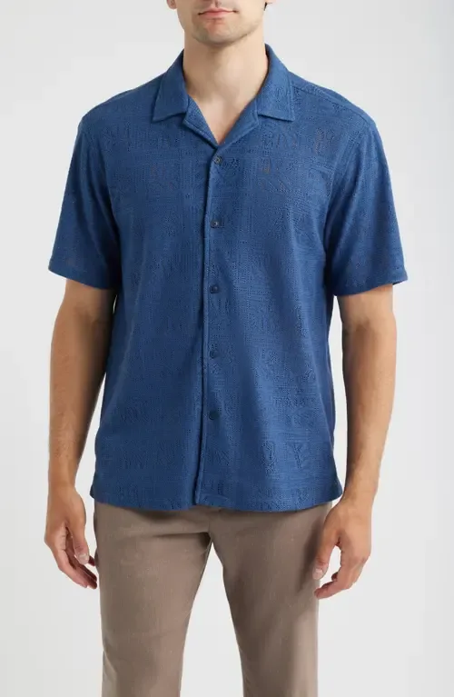 Tile Cabana Camp Shirt by Tori Richard
