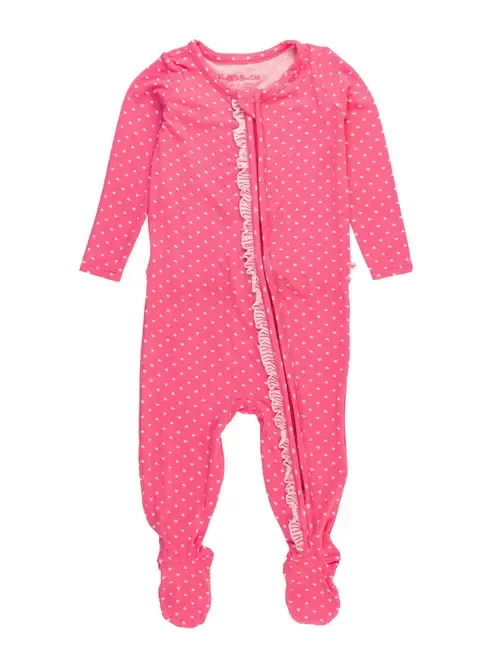 SoftSnooze Ruffle One Piece Footie Pajamas by RuffleButts