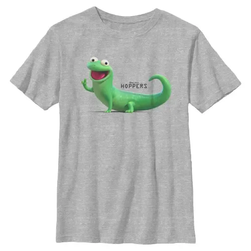 Tom Lizard Happy and Cute Pose Graphic Short Sleeve T-Shirt by Hoppers