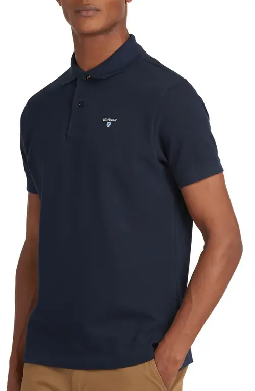 Regular Fit Tartan Piqué Polo by Barbour