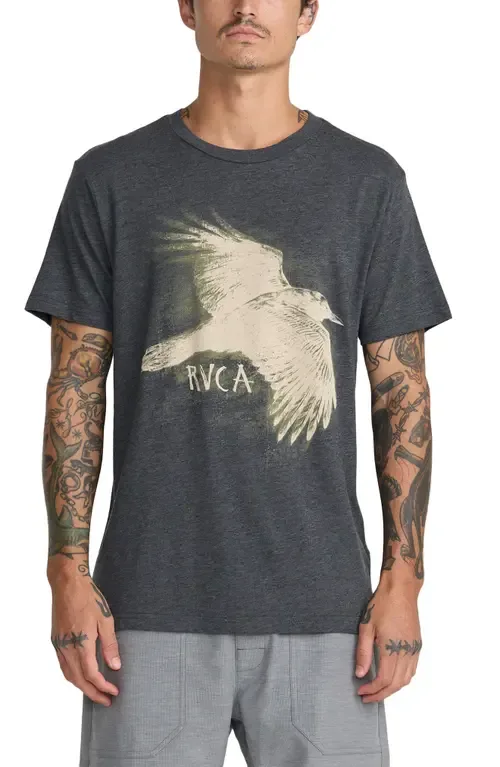 Horton Raven Graphic T-Shirt by RVCA