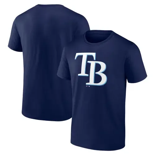 Profile Navy Tampa Bay Rays Primary Logo T-Shirt by PROFILE