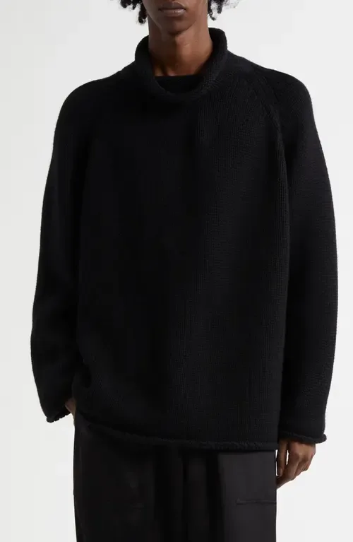 Cashmere Funnel Neck Sweater