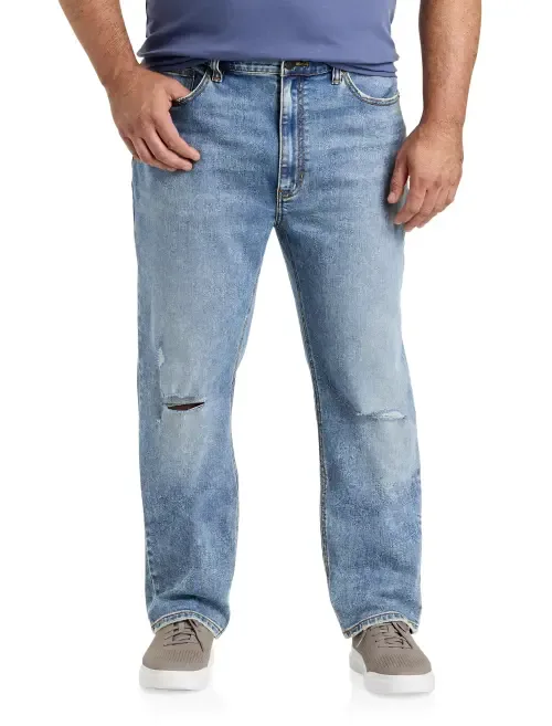 Ruff and Tumble Athletic-Fit Jeans by True Nation by DXL