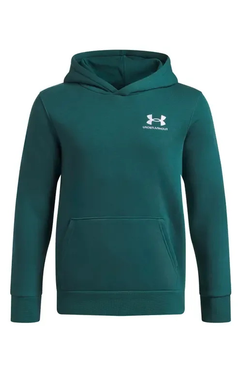 Icon Cotton Blend Fleece Hoodie by Under Armour