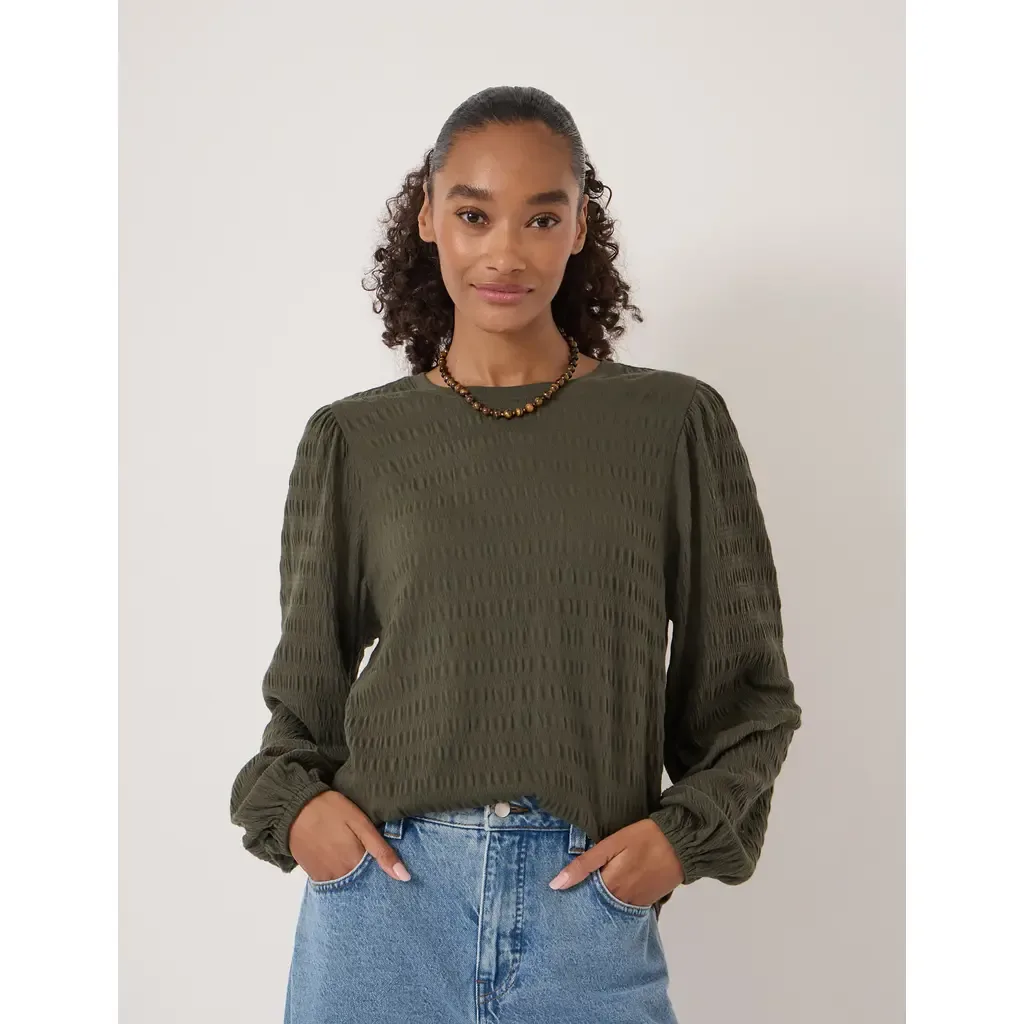 Thalia Seersucker Top by Hush