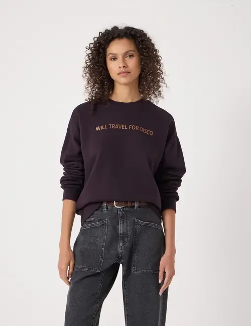 Disco Embroidery Sweatshirt by Hush
