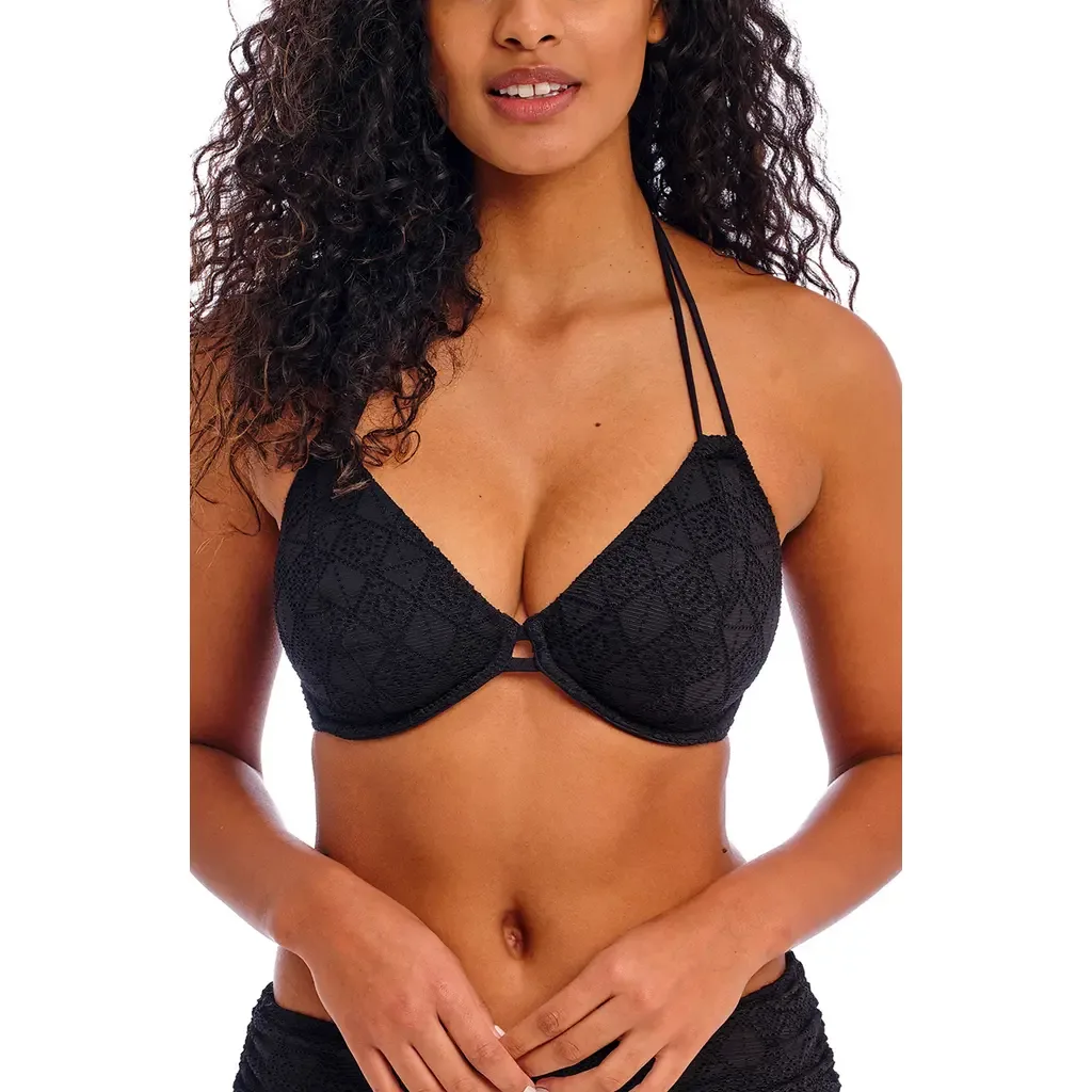 Nomad Nights Underwire Halter Bikini Top by Freya