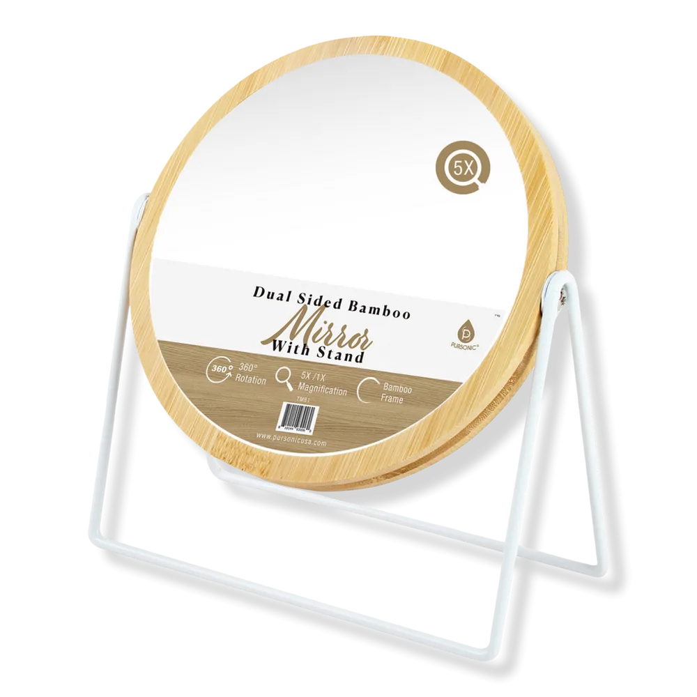 Dual-Side Mirror with Seamless 360° Rotation by PURSONIC