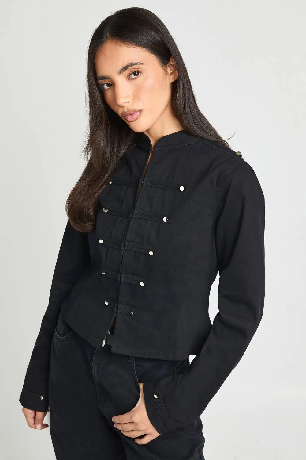 Twill Military Jacket