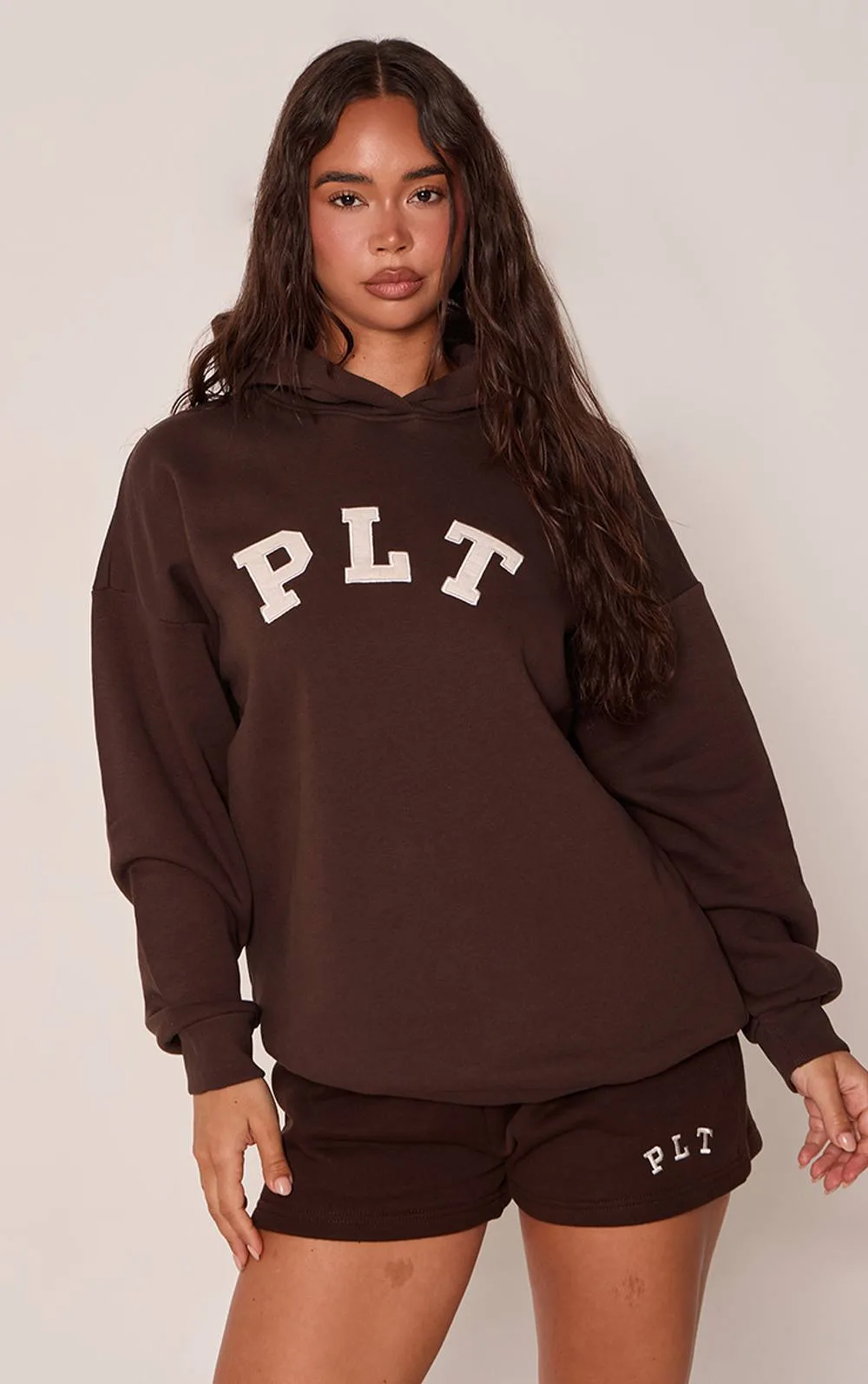 PLT Logo Oversized Hoodie by PrettyLittleThing