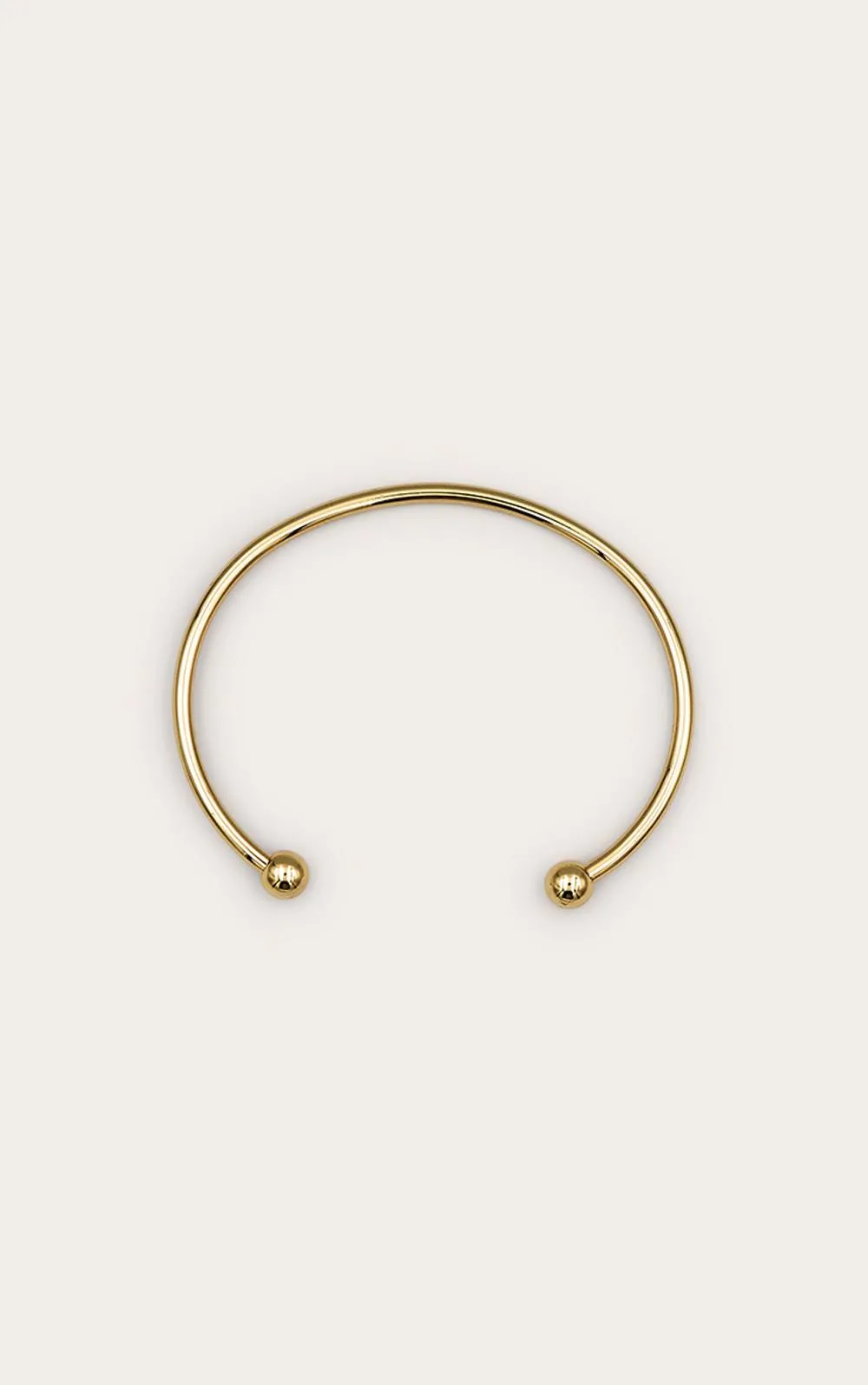 Real Gold Plated Simple Thin Bangle