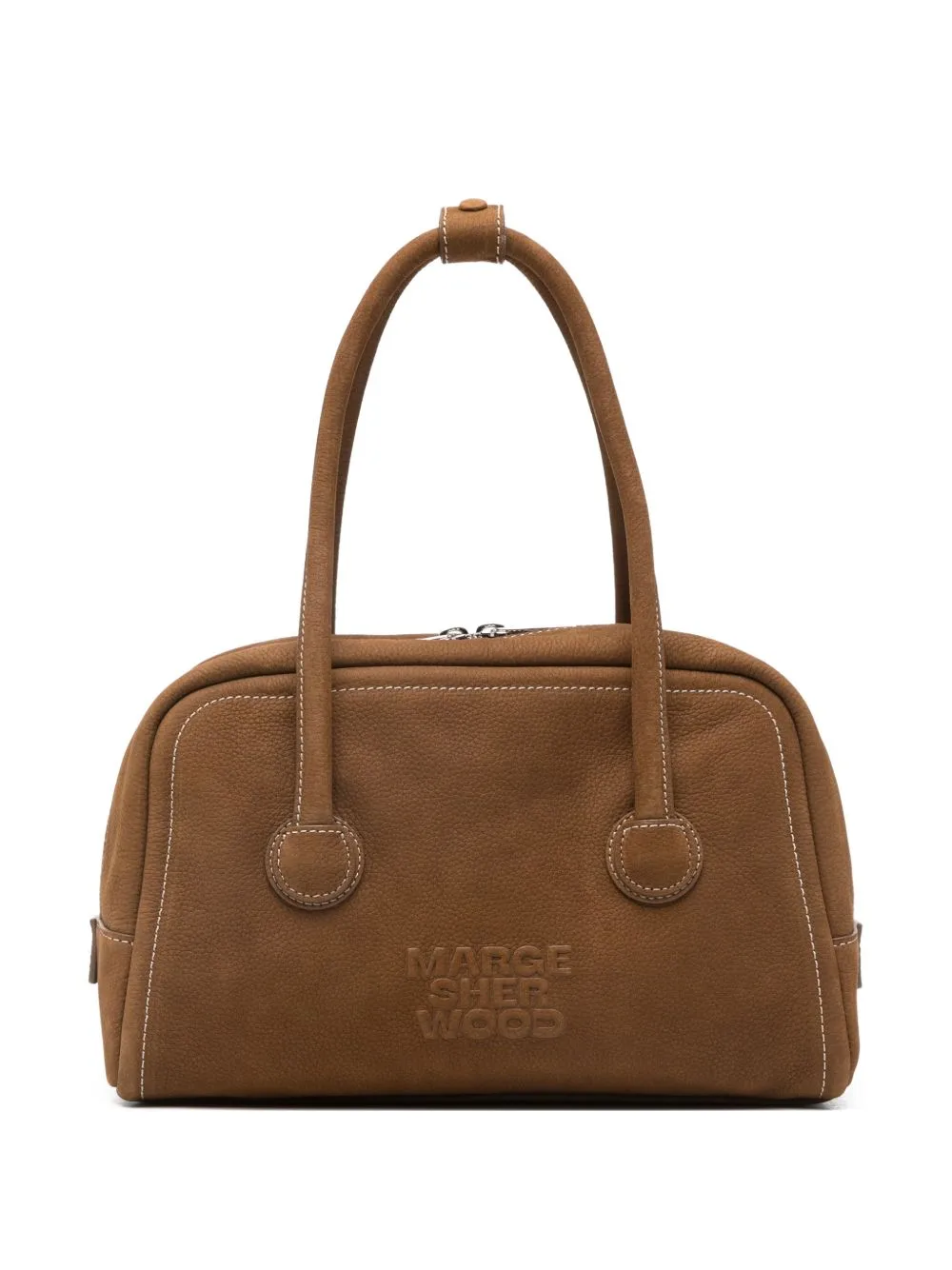 Embossed-Logo Tote Bag by Marge Sherwood