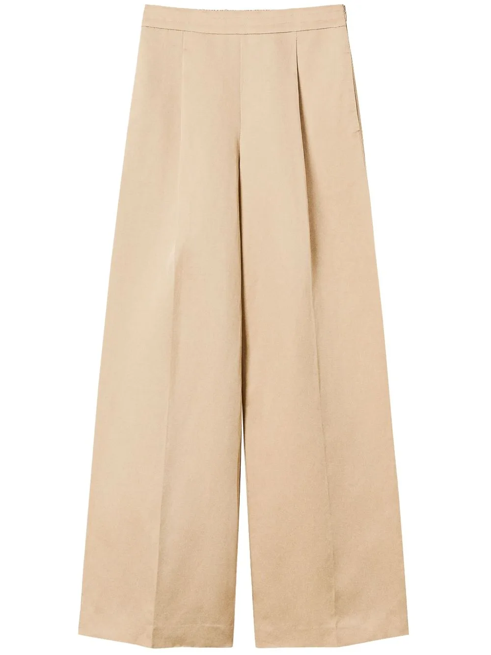 Pleat-Detail Palazzo Trousers by TWINSET