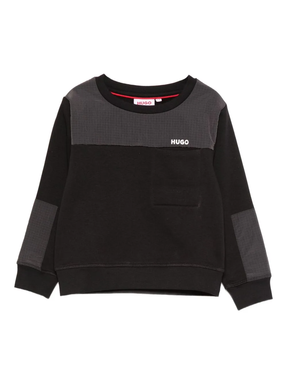 Panelled Long-Sleeved Sweatshirt by HUGO KIDS