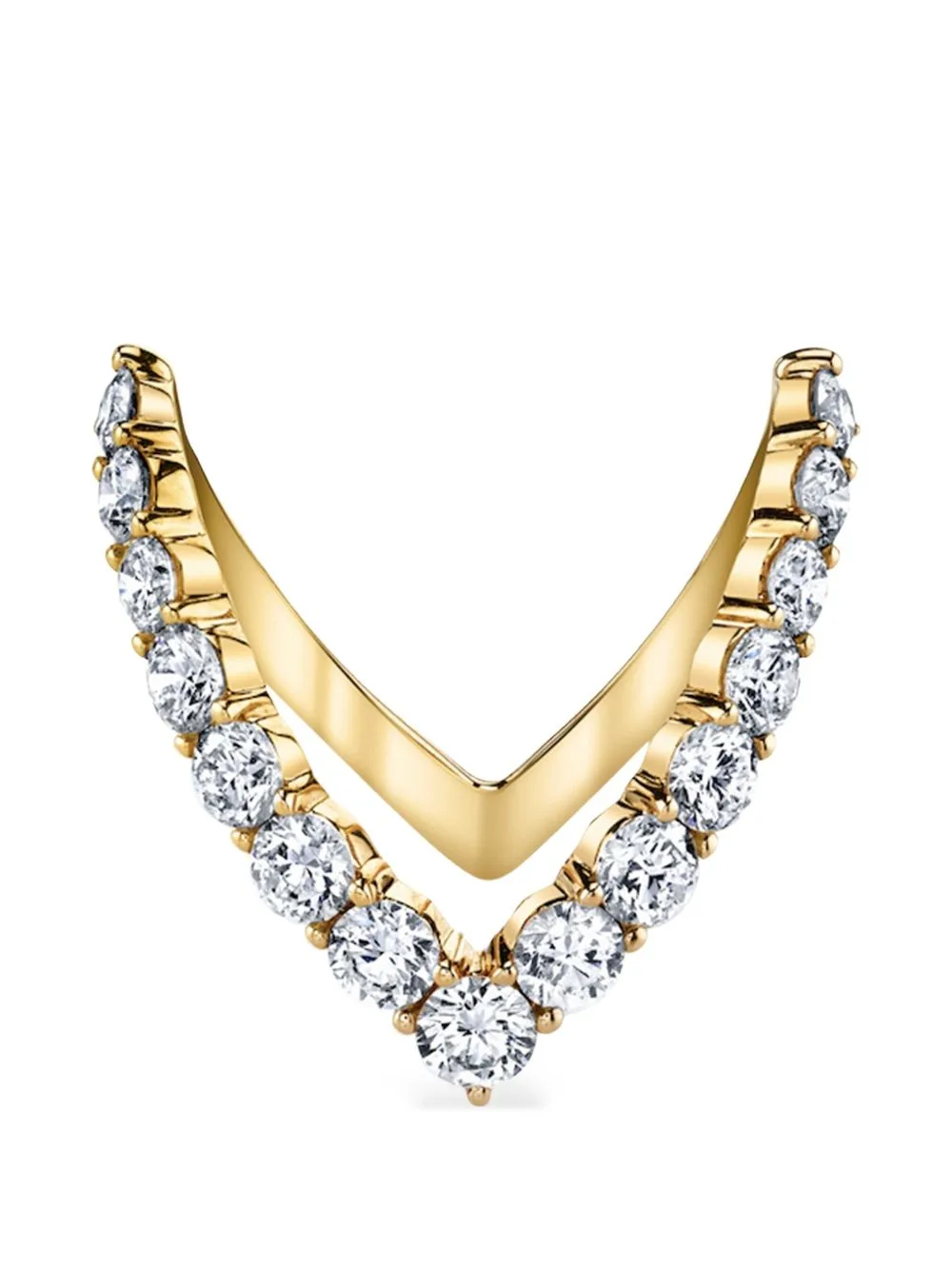 Diamond V Ring by Anita Ko